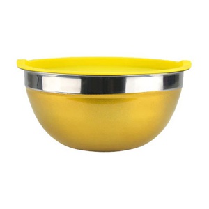 Bowl de acero inoxidable con tapa