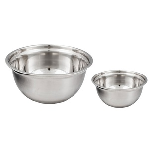 Set 2 bowls de acero inoxidable